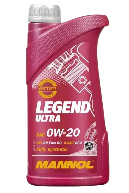 Моторное масло Mannol Legend Ultra 0W20 SN Plus RC, 1л